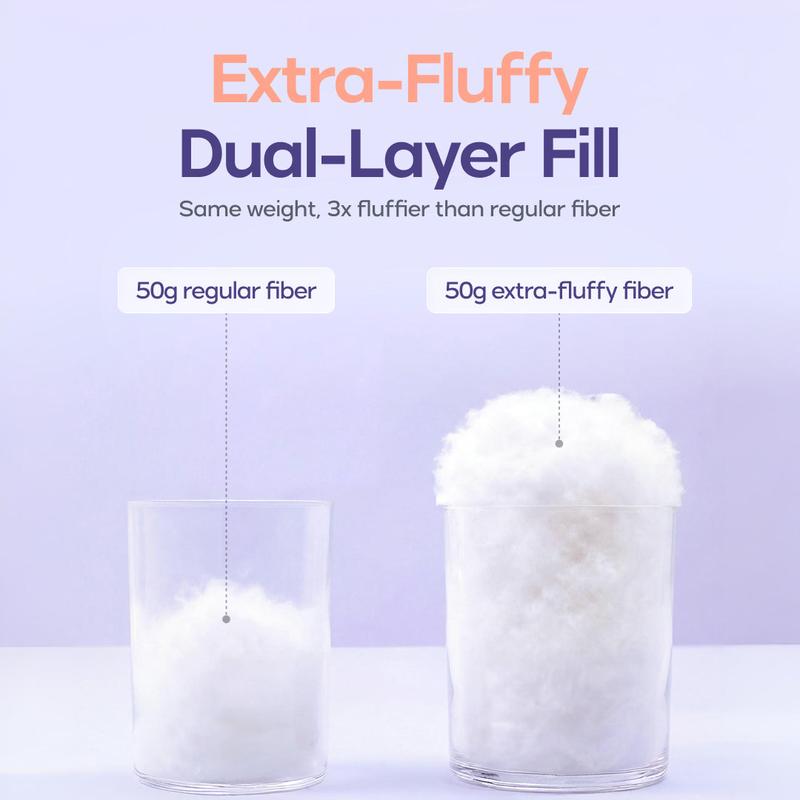 Fluffy Plush Bed Pillow