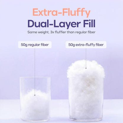 Fluffy Plush Bed Pillow