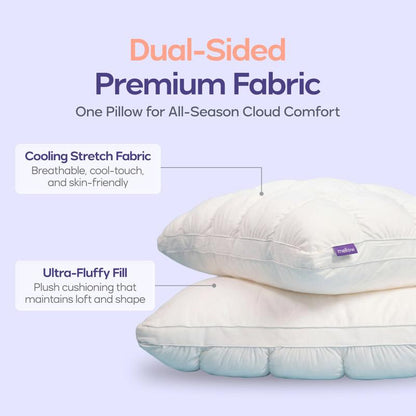 Fluffy Plush Bed Pillow
