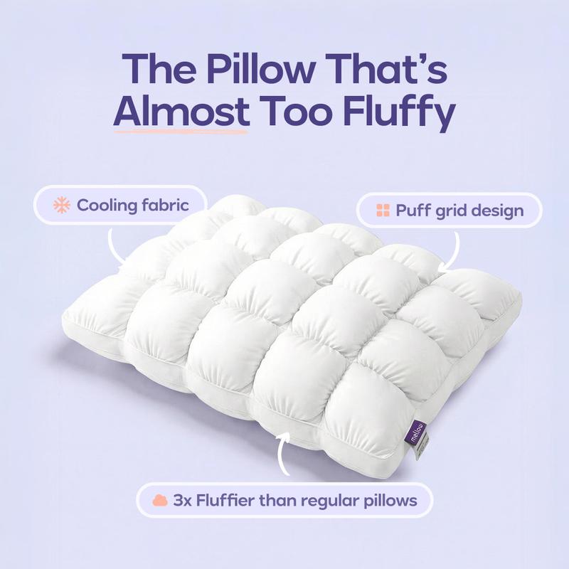 Fluffy Plush Bed Pillow