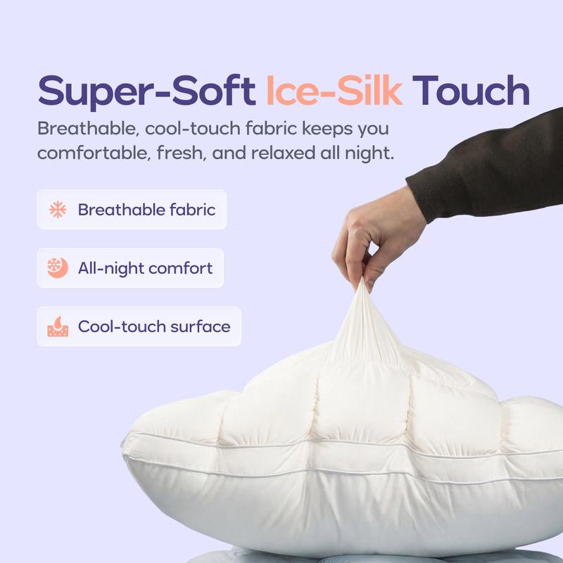 Fluffy Plush Bed Pillow