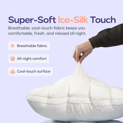 Fluffy Plush Bed Pillow