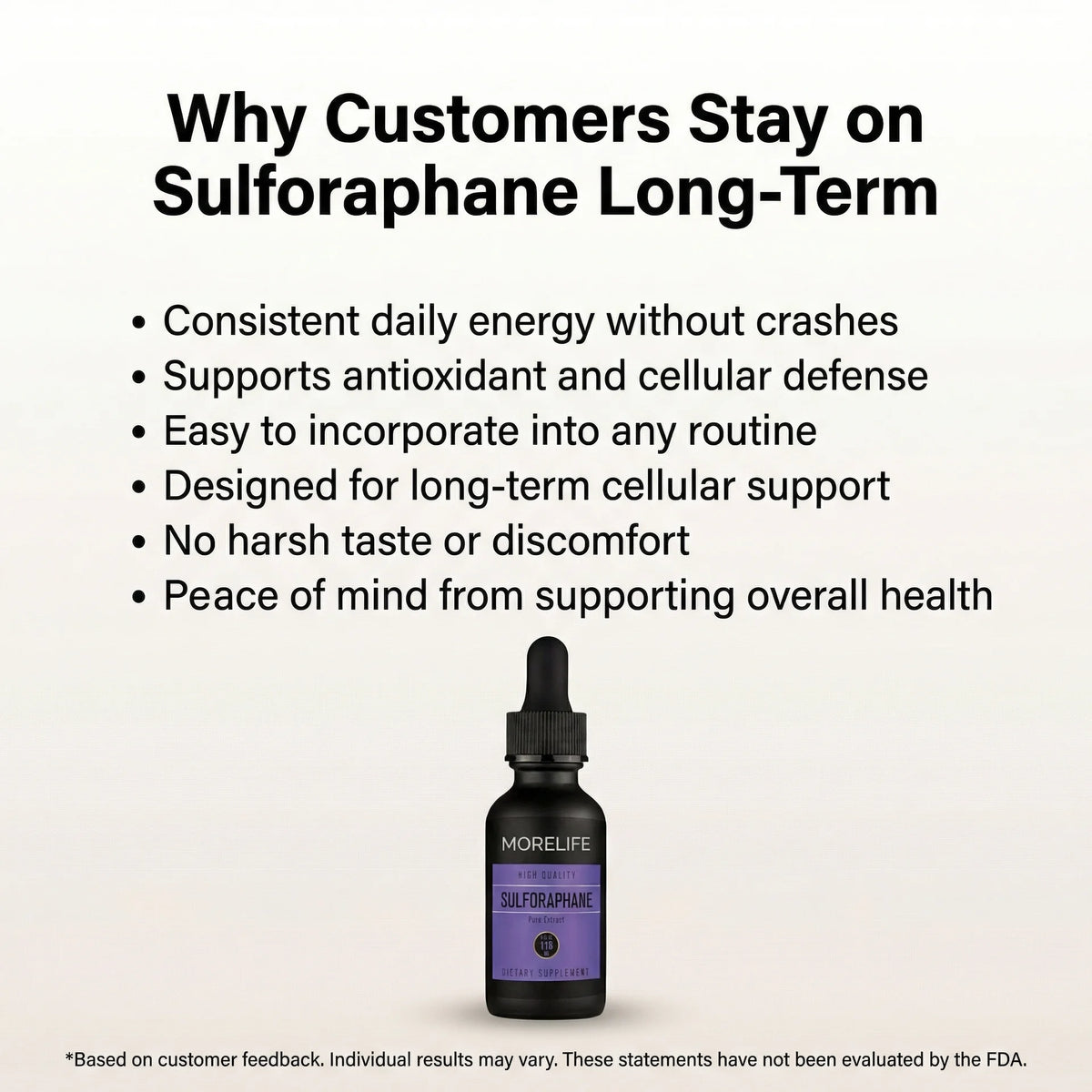 MoreLife - Sulphoraphane Liquid Drops